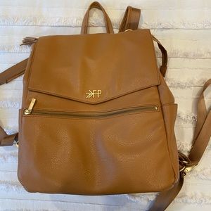 Freshly picked diaper bag cognac